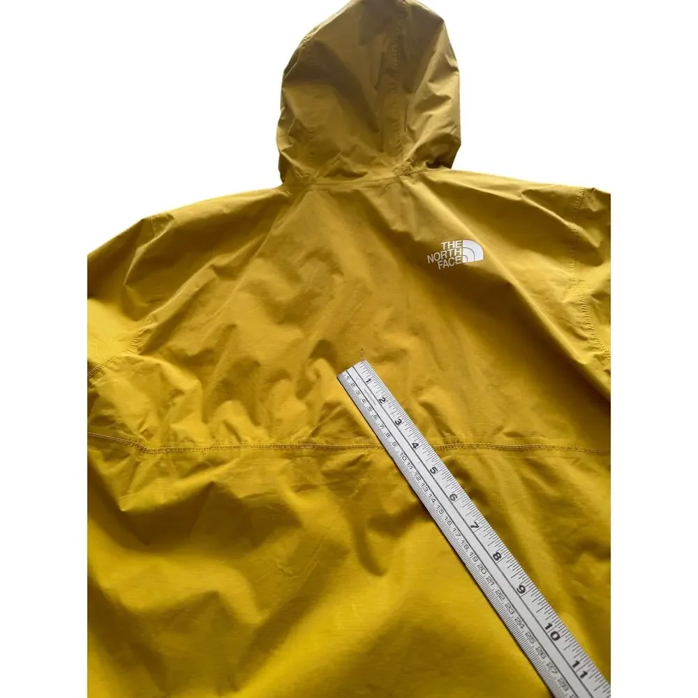 The North Face Yellow Windbreaker Jacket Men's M Half Zip Hooded